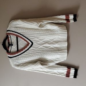 Forever 21 V Neck Knitted Sweater